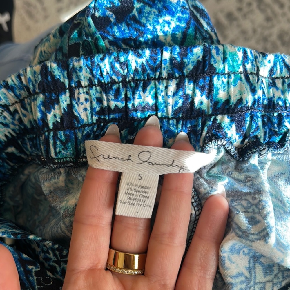 Blue Patterned Shorts - Picture 2 of 2